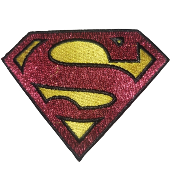 DC Comics Superman Logo Embroidered Iron On Patch - Picture 1 of 6